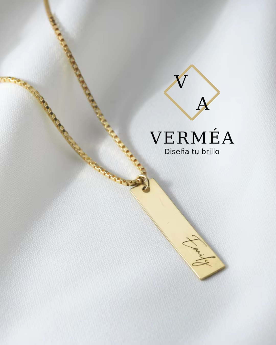 Collar Personalizado en Acero Inoxidable con Foto o Grabado