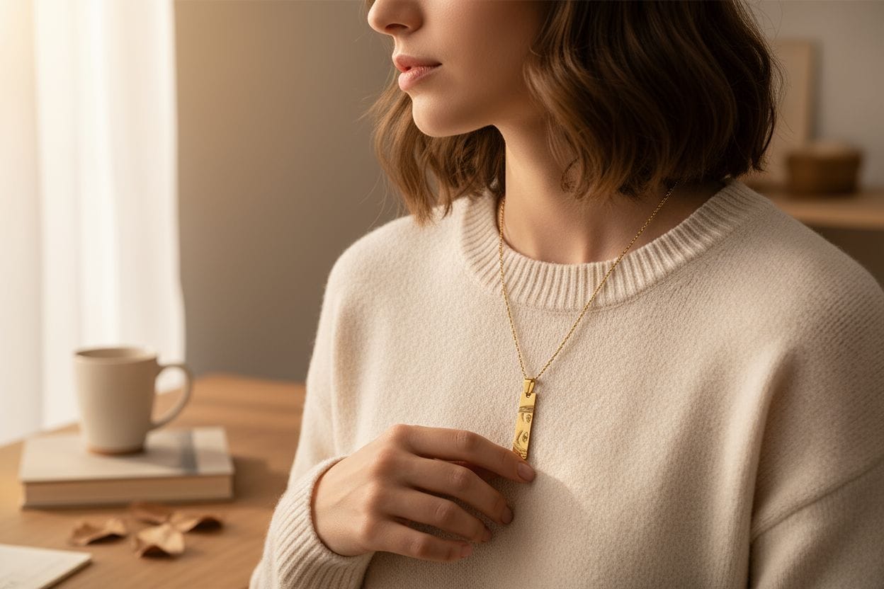 Collar Personalizado en Acero Inoxidable con Foto o Grabado